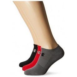 Under Armour Skarpety męskie CHARGED COTTON 2.0 NOSHOW szare, czerwone, czarne r. 36-41 (1312481-600). Skarpetki sportowe marki Under Armour. Za 52.12 zł.