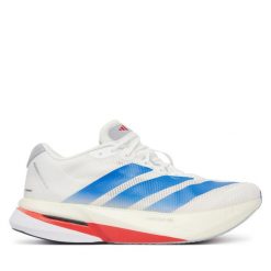Buty do biegania adidas. Białe buty do biegania Adidas, bez wzorów, bez zapięcia, do biegania. Za 699.99 zł.