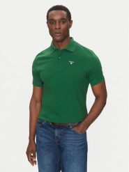 Barbour Polo Original Sports MML0358OL72 Zielony Tailored Fit. Zielone koszulki polo Barbour, m, bez wzorów, z bawełny, bez kołnierzyka, bez ramiączek. Za 209.99 zł.