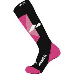 Skarpety narciarskie unisex Zanier. Czerwone skarpety Zanier, bez wzorów. W wyprzedaży za 67.00 zł.