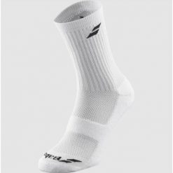 Skarpety sportowe Babolat Crew Socks 3 Pack. Białe skarpetki sportowe BABOLAT, bez wzorów. Za 65.00 zł.