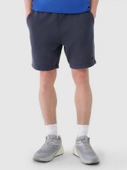 4F Szorty dresowe w kolorze granatowym rozmiar: XL. Niebieskie krótkie spodenki sportowe 4F, xl, bez wzorów, z dresówki. Za 75.16 zł.