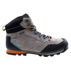 Buty trekkingowe męskie Elbrus Condis Mid Wp - szare, Rozmiar buta 43. Szare buty trekkingowe ELBRUS, bez wzorów, z materiału, bez zapięcia. W wyprzedaży za 239.99 zł.