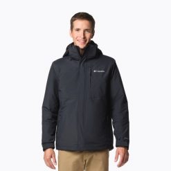 Kurtka ocieplana męska Columbia Element Blocker III Interchange. Czarne kurtki Columbia, m, bez wzorów, z puchu, bez kaptura. Za 779.99 zł.