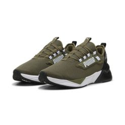 Buty do biegania unisex Retaliate 3 PUMA. Zielone buty do biegania Puma, bez wzorów, bez zapięcia, do biegania. Za 299.00 zł.