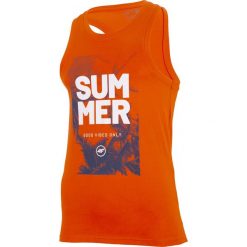 Koszulka bez rękawów męska TSM026 - pomarańcz. Bezrękawniki marki 4F. Za 39.99 zł.