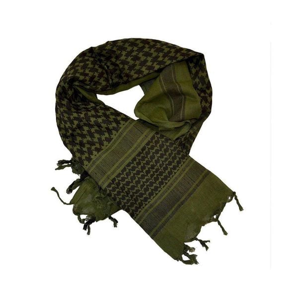 Chusta bandana arafatka. Zielone szaliki Texar, bez wzorów. Za 27.99 zł.