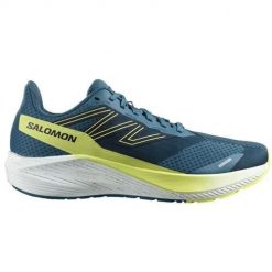 Buty do biegania męskie Salomon Aero Blaze. Niebieskie buty do biegania Salomon, bez wzorów, z materiału, bez zapięcia, do biegania. Za 583.00 zł.