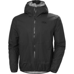 Kurtka wodoodporna z kapturem Helly Hansen Verglas 2.5L Fastpack. Czarne kurtki przeciwdeszczowe Helly Hansen, l, bez wzorów, z kapturem. W wyprzedaży za 876.00 zł.