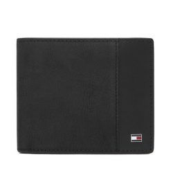 Portfel Tommy Hilfiger. Czarne portfele Tommy Hilfiger, bez wzorów. Za 349.99 zł.
