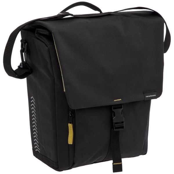 Pojedyncza Torba Na Rower Tulum Single 16L Czarna. Czarne torby na ramię NEW LOOXS, bez wzorów, na ramię, bez dodatków. Za 320.49 zł.