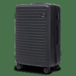 Walizka DUŻA Wings ABS+ COOT 28" Black. Czarne walizki Wings, bez wzorów, z materiału, duże. Za 209.30 zł.
