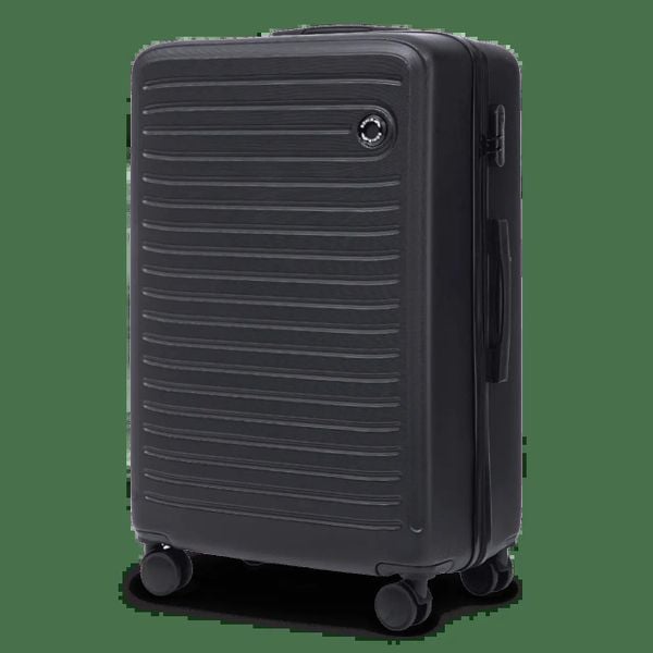 Walizka DUŻA Wings ABS+ COOT 28" Black. Czarne walizki Wings, bez wzorów, z materiału, duże. Za 209.30 zł.