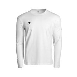 BRIANES Męska koszulka z długim rękawem i okrągłym dekoltem na co dzień. Białe bielizna termoaktywna Izas, m, bez wzorów, bez ramiączek. W wyprzedaży za 139.09 zł.