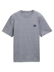 Tom Tailor Koszulka w kolorze szarym rozmiar: S. Szare bezrękawniki Tom Tailor, s, z aplikacjami, z bawełny, bez kołnierzyka, bez ramiączek. Za 28.44 zł.