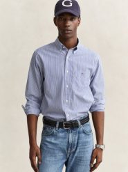 Gant Koszula Mężczyźni Regular Fit Bawełna niebieski, XXL. Niebieskie koszule GANT, m, bez wzorów, z bawełny, bez kołnierzyka, bez ramiączek. Za 499.95 zł.