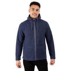 Bluza Z Kapturem Męska Scawton Zapinana Na Zamek. Niebieskie bluzy z kapturem Trespass, l, bez wzorów, z bawełny, z kapturem. Za 297.99 zł.