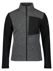 DOLOMITE Kurtka softshellowa "Latemar" w kolorze czarno-szarym rozmiar: M. Czarne kurtki outdoor i hardshell Dolomite, m, bez wzorów, bez kaptura. Za 308.91 zł.