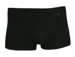 Czarne Klasyczne Męskie Bokserki, Bawełna z Elastanem -PAKO JEANS- Obcisłe. Czarne bokserki Pako Jeans, l, bez wzorów, z bawełny. Za 33.00 zł.