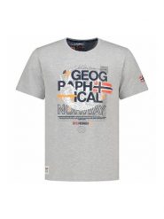 Geographical Norway Koszulka "J-Forest" w kolorze szarym rozmiar: L. Szare bezrękawniki Geographical Norway, l, bez wzorów, z bawełny, bez kołnierzyka, bez ramiączek. Za 60.95 zł.