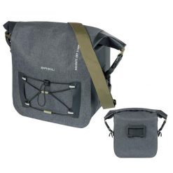 Duża torba na ramę Basil Navigator Storm. Szare torby na laptopa BASIL. Za 281.49 zł.
