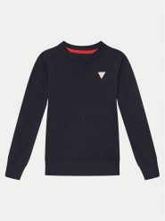 Guess Sweter N0YR04 Z2VV0 Granatowy Regular Fit. Niebieskie swetry rozpinane Guess, m, z aplikacjami, z bawełny, bez kołnierzyka, bez ramiączek. Za 139.99 zł.