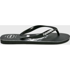 Havaianas - Japonki. Czarne japonki Havaianas, bez wzorów, z materiału. W wyprzedaży za 79.90 zł.