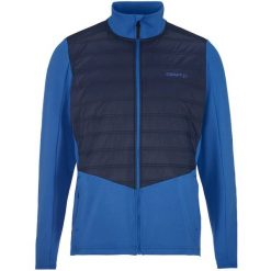 Kurtka z dresu Craft ADV Essence 2. Niebieskie kurtki Craft, m, bez wzorów, z dresówki, z kapturem. Za 485.60 zł.
