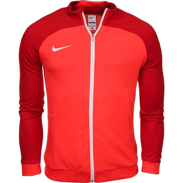 Bluza sportowa męska Nike NK Dri-FIT Academy Pro Trk JKT K. Czerwone bluzy bez kaptura Nike, l, bez wzorów, bez kaptura. Za 238.49 zł.