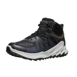 Buty trekkingowe męskie Keen Zionic Mid Wp. Czarne buty trekkingowe Keen, bez wzorów, z materiału, bez zapięcia, trekkingowe. Za 831.00 zł.