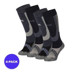 Skarpety narciarskie unisex 4 szt. Niebieskie skarpety Xtreme, bez wzorów, z materiału. W wyprzedaży za 220.75 zł.