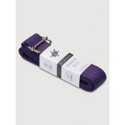 Pasek do jogi Kurma Evolve 300 cm. Fioletowe paski KURMA, bez wzorów, sportowe. W wyprzedaży za 69.99 zł.