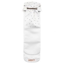 Krawat jeździecki z odpinanym kołnierzykiem ANKY Stocktie Multi-Fit. Białe krawaty i muchy ANKY, bez wzorów. Za 287.00 zł.