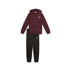 Młodzieżowy dres z bluzą z kapturem i zamkiem z poliestru PUMA Ruby Shimmer Red. Czerwona bluzy z kapturem Puma, m, bez wzorów, z dresówki, z kapturem. Za 249.00 zł.