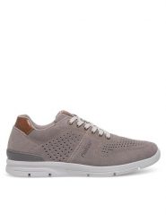 Rieker Sneakersy 16415-42 Szary. Szare buty sportowe casual Rieker, bez wzorów, ze skóry, bez zapięcia. Za 269.99 zł.
