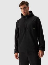 4F Polar z kapturem oversize męski - czarny XL. Czarne bluzy z polaru 4F, na zimę, m, bez wzorów, z dzianiny, z kapturem. W wyprzedaży za 79.99 zł.