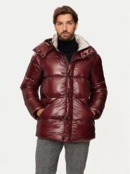 Hetregó Kurtka puchowa Justin 8N562 Bordowy Regular Fit. Czerwone kurtki Hetregó, m, bez wzorów, z puchu, bez kaptura. Za 1,599.00 zł.