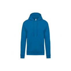 Bluza z kapturem Kariban. Niebieskie bluzy z kapturem KARIBAN, m, bez wzorów, z kapturem. Za 146.50 zł.