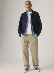 Levi's Spodnie chino w kolorze beżowym rozmiar: W32/L34. Brązowe eleganckie spodnie Levi's®, l. Za 169.45 zł.