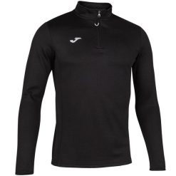 Bluza do biegania męska Joma Running night. Czarne bluzy Joma, m, bez wzorów, bez kaptura. Za 95.99 zł.