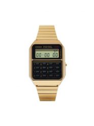 Casio Zegarek Vintage Edgy CA-500WEG-1AEF Złoty. Żółte, cyfrowe zegarki Casio, złote. Za 399.99 zł.