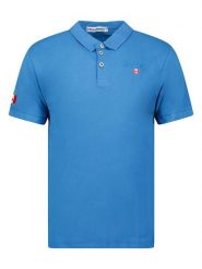 Canadian Peak Koszulka polo "Karseak" w kolorze niebieskim rozmiar: S. Niebieskie koszulki polo Canadian Peak, s, bez wzorów, z bawełny, bez kołnierzyka, bez ramiączek. Za 101.70 zł.