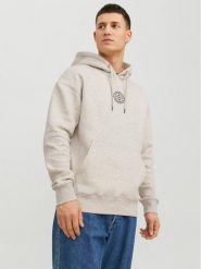 Jack&Jones Bluza Cosmo 12233979 Szary Relaxed Fit. Szare bluzy Jack&Jones, m, bez wzorów, z bawełny, bez kaptura. Za 99.99 zł.