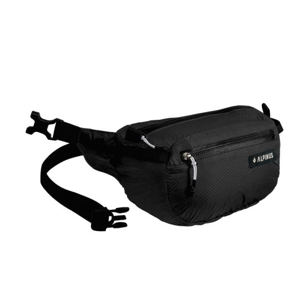 Saszetka turystyczna Alpinus Murtosa 21x13 cm. Czarne torby na ramię Alpinus, bez wzorów, bez dodatków. Za 79.00 zł.