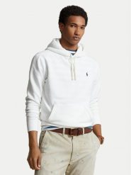 Polo Ralph Lauren Bluza Fleece 710766778009 Biały Regular Fit. Białe bluzy Polo Ralph Lauren, m, bez wzorów, z bawełny, bez kaptura. Za 709.99 zł.