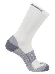 SALOMON Skarpety funkcyjne "Aero Crew" w kolorze białym rozmiar: 39-41. Białe skarpety Salomon, bez wzorów, prążkowane. Za 34.93 zł.