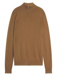 Perfect Cashmere Kaszmirowy sweter "Greg" w kolorze jasnobrązowym rozmiar: L. Brązowe swetry nierozpinane Perfect Cashmere, l, bez wzorów, z kaszmiru, bez kołnierzyka, bez ramiączek. Za 413.99 zł.