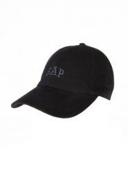 GAP Czapka w kolorze czarnym rozmiar: onesize. Czarne czapki z daszkiem GAP, bez wzorów, z bawełny. Za 66.31 zł.