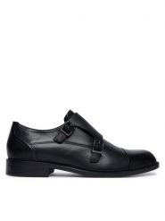 BOSS Półbuty Tayil Monk 50568808 Czarny. Czarne eleganckie półbuty Boss, bez wzorów, ze skóry, bez obcasa, bez zapięcia. Za 894.99 zł.