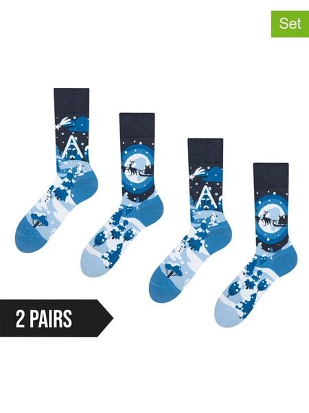 Dedoles Skarpety (2 pary) w kolorze niebieskim rozmiar: 35-38. Niebieskie skarpety Dedoles, bez wzorów. Za 65.38 zł.